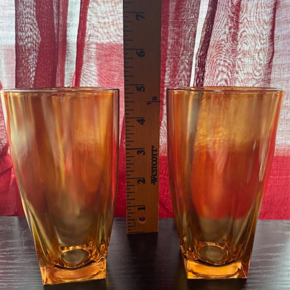 Vintage Carnival Glass drinking glass